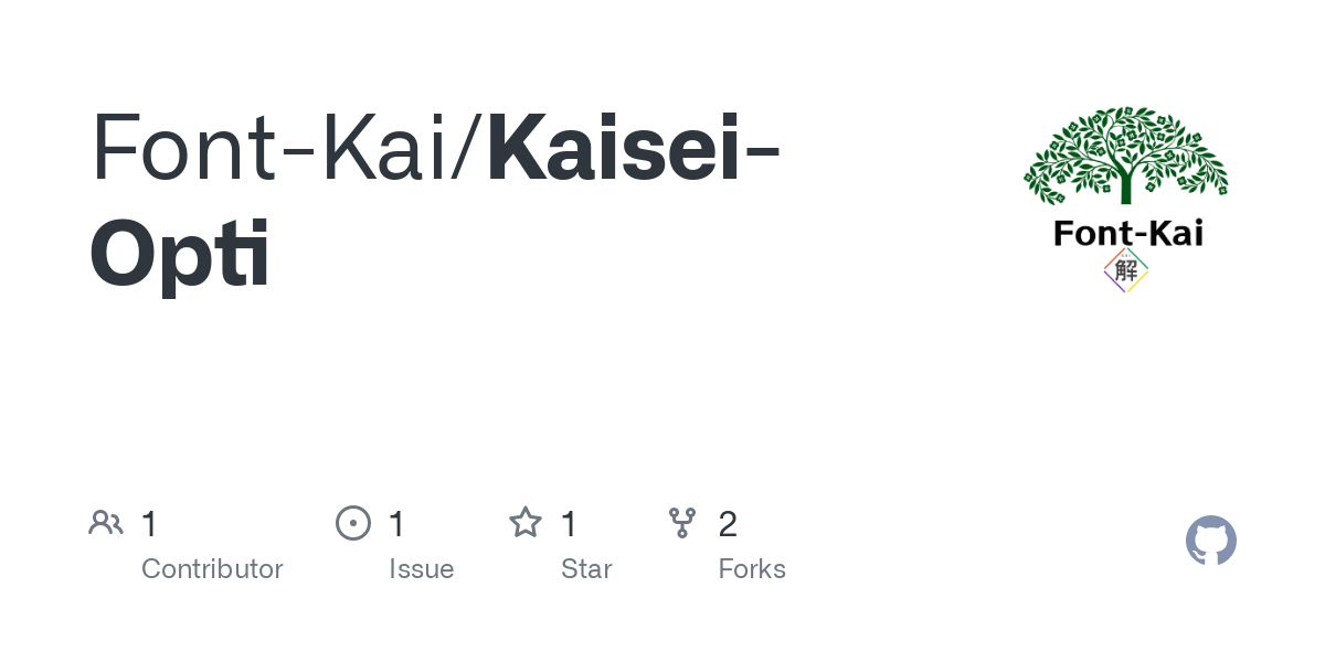 Kaisei Opti Regular Font preview