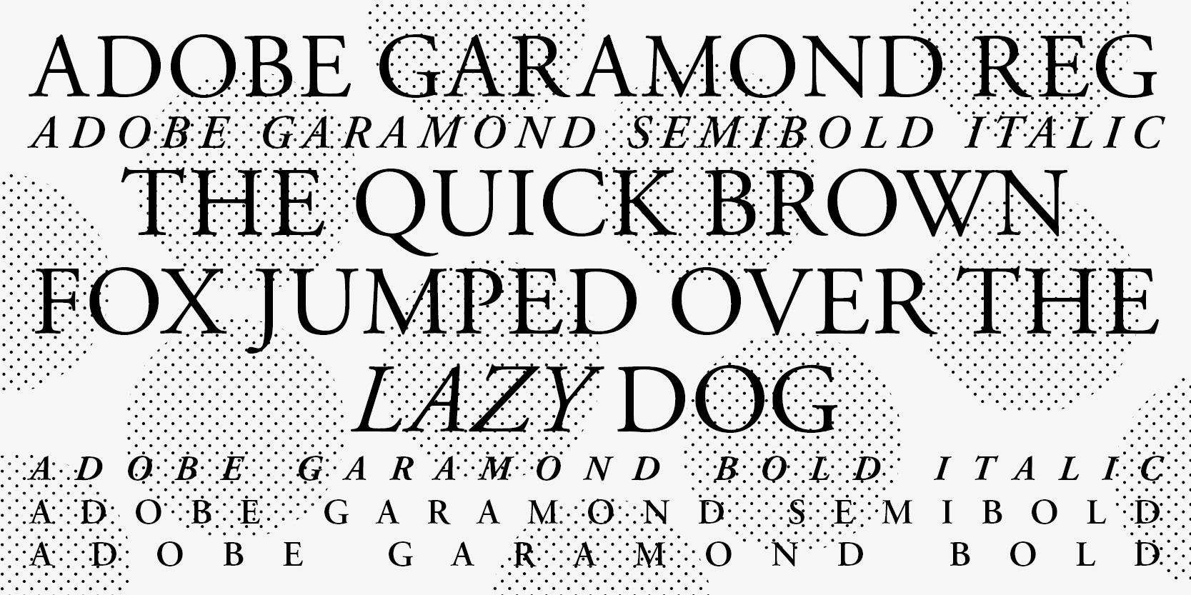 Adobe Garamond Pro Semibold Font preview