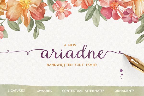 Ariadne Regular Font preview