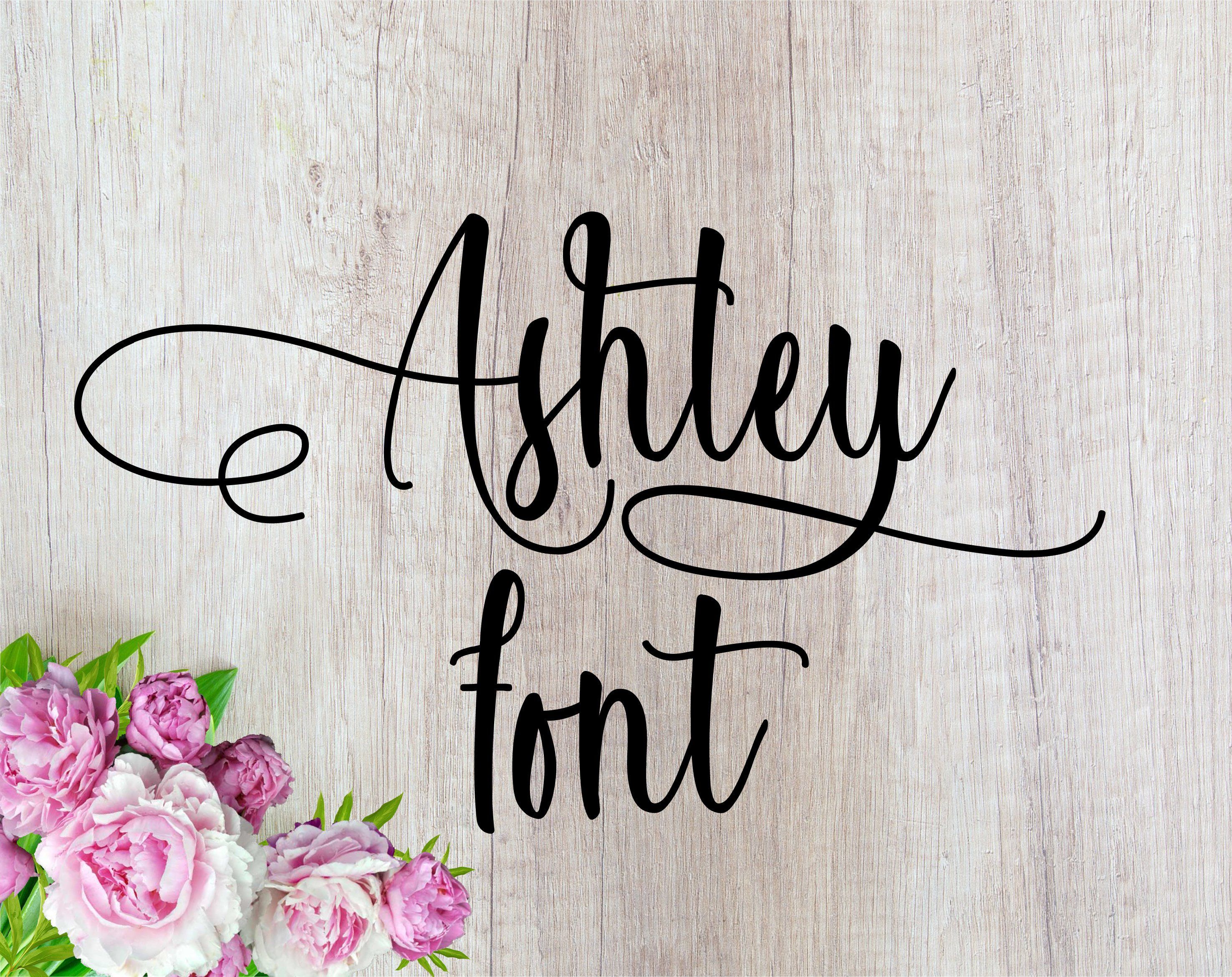 Ashley Script Font preview