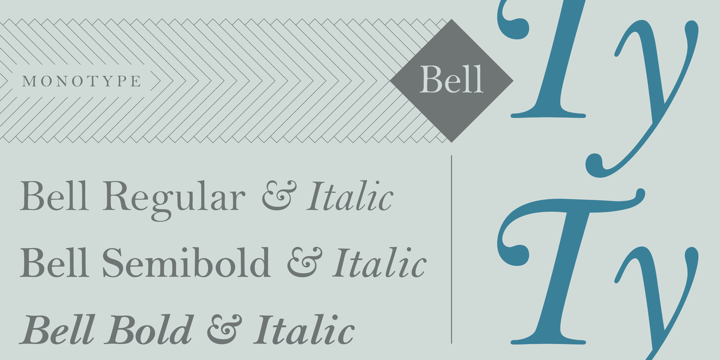 Bell Font preview