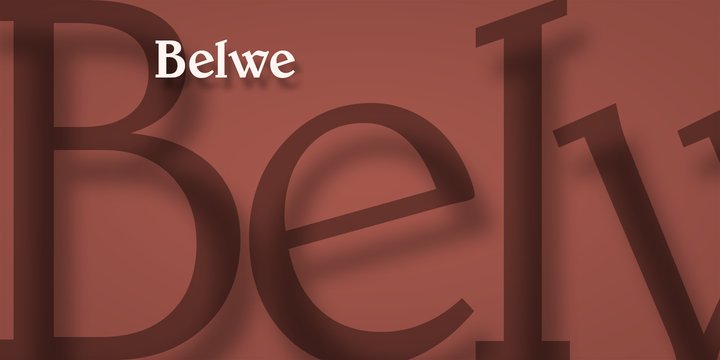Belwe Condensed Font preview