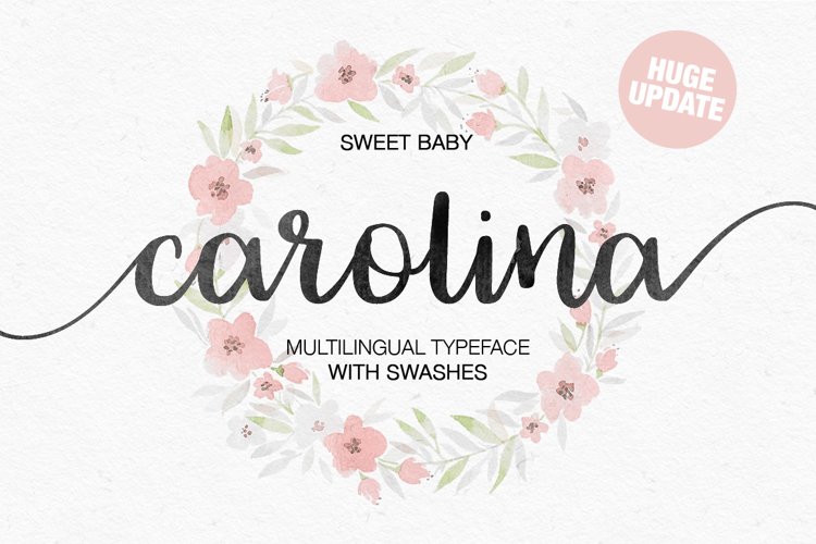 Carolina Regular Font preview