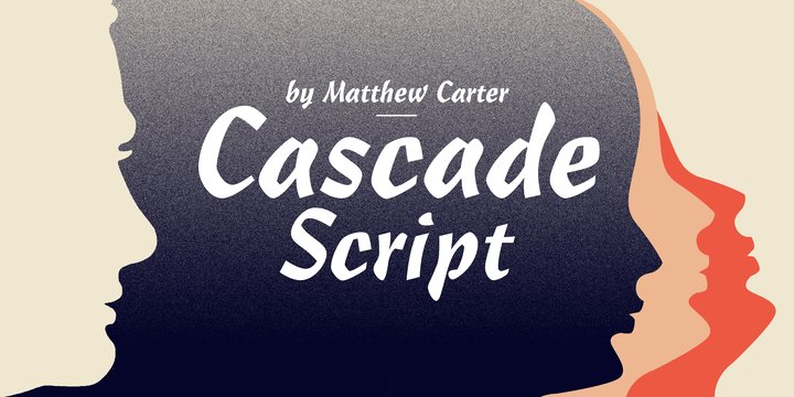 Cascade Script Regular Font preview