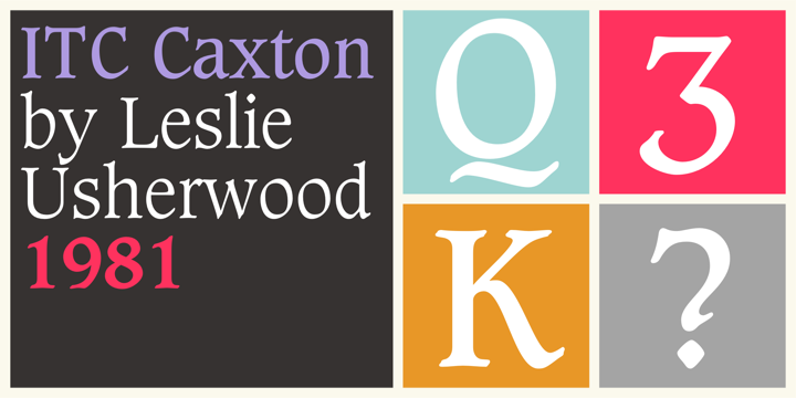 Caxton Book Italic Font preview