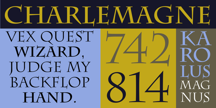 Charlemagne Regular Font preview