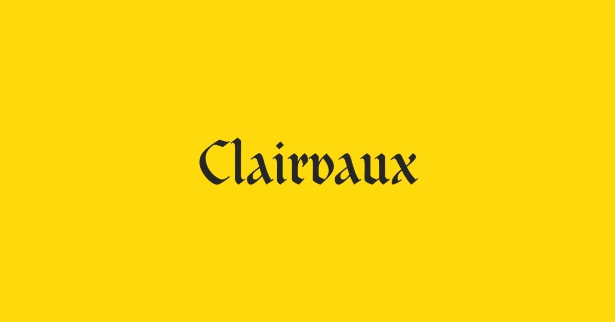 Clairvaux Regular Font preview