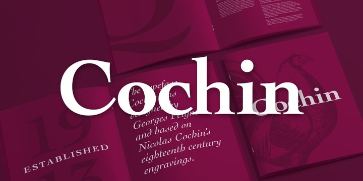 Cochin Font preview