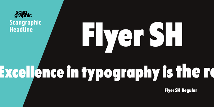 Flyer Font preview
