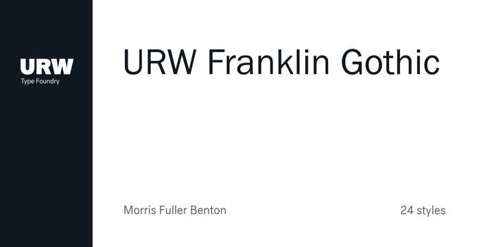 Franklin Gothic Font preview