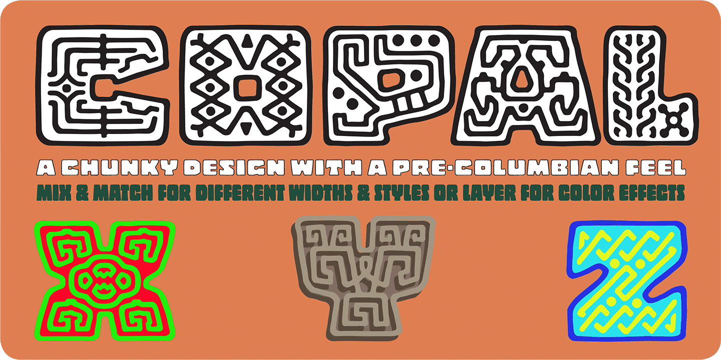 Copal Decorated Font preview
