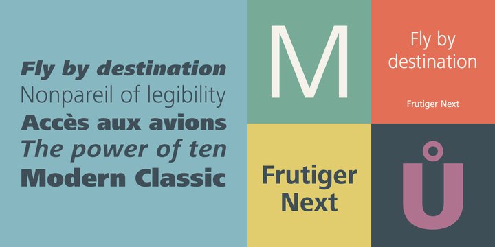 Frutiger Next Black Cond Font preview