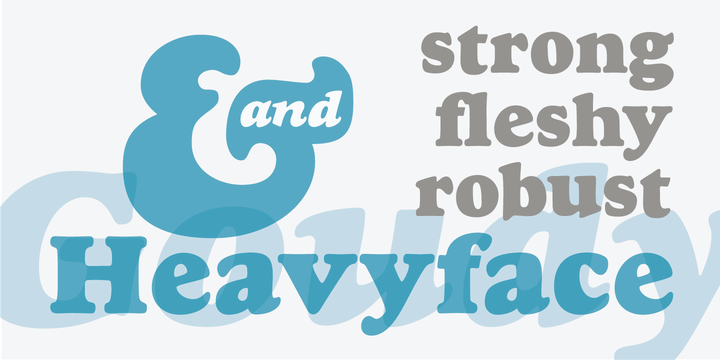 Goudy Heavyface Heavyface Font preview