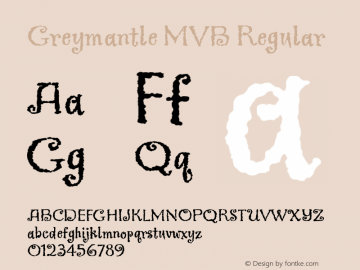 Greymantle Regular Font preview