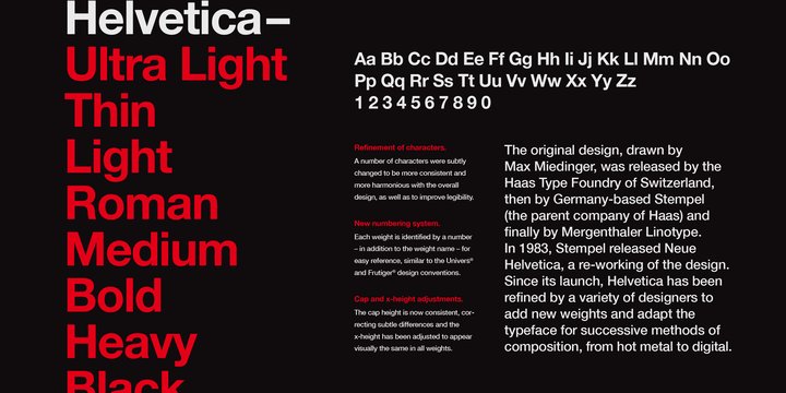 Helvetica Oblique Font preview