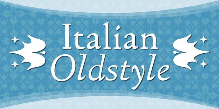 Italian Old Style Italic Font preview