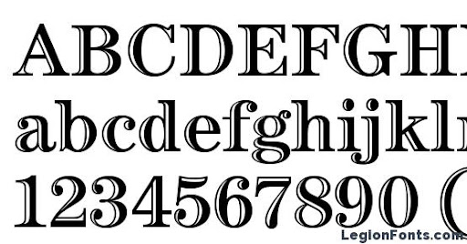 ITC Century Handtooled Font preview