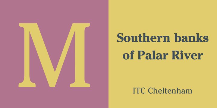 ITC Cheltenham Bold Cond Font preview