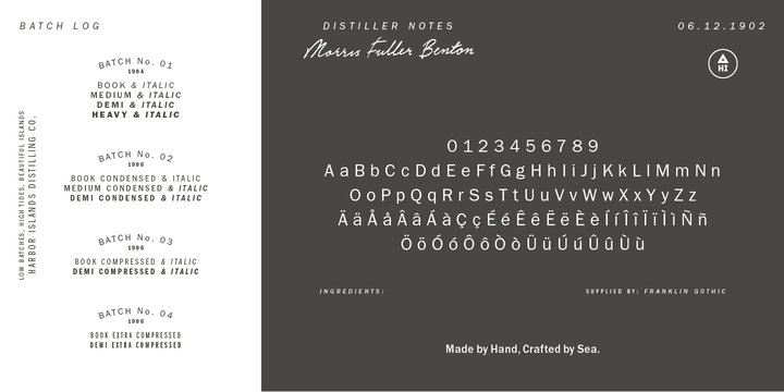 ITC Franklin Gothic Extra Compressed Demi Font preview