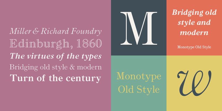 Monotype Old Style Font preview