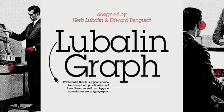ITC Lubalin Graph Font preview