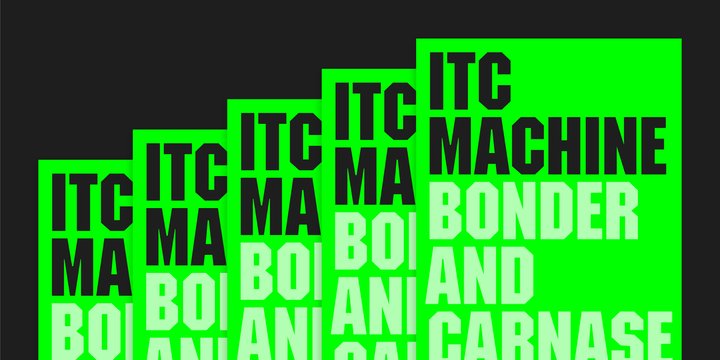 ITC Machine Regular Font preview