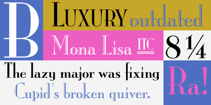 ITC Mona Lisa Recut Font preview