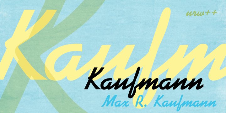 Kaufmann Bold Font preview