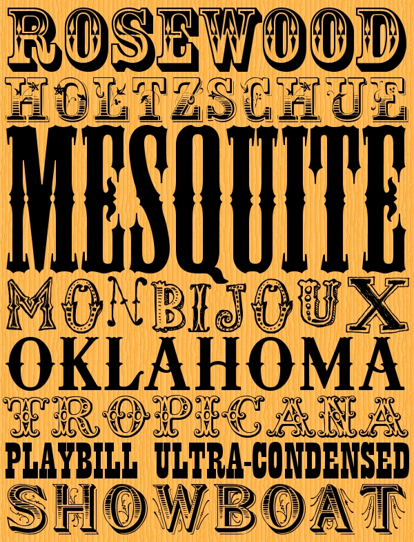 Mesquite Font preview