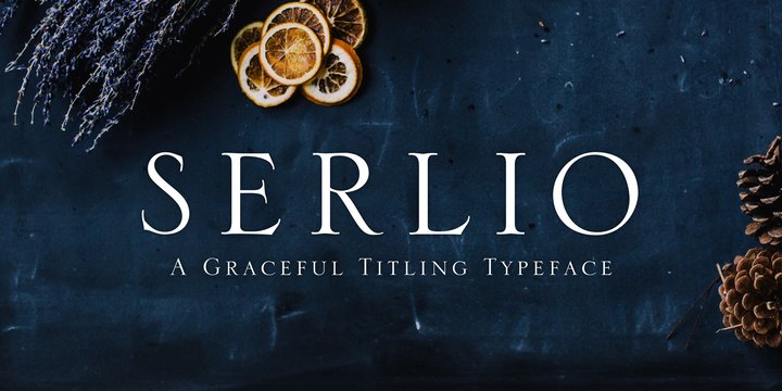 Serlio Font preview