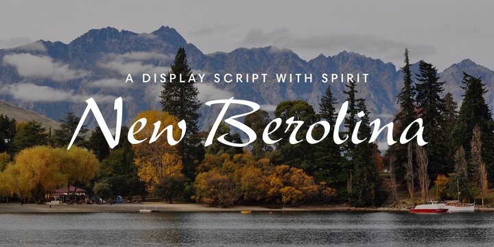 New Berolina Font preview