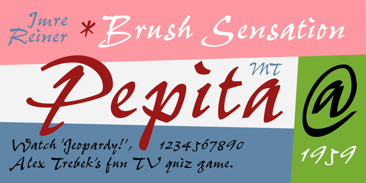 Pepita Regular Font preview