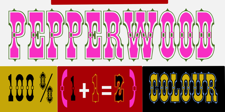 Pepperwood Font preview