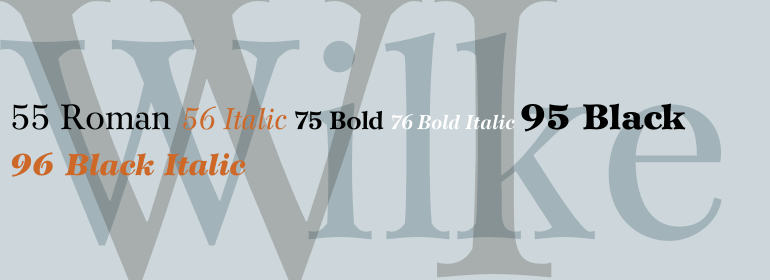 Wilke Font preview