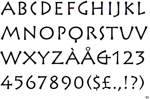 Rusticana Roman Font preview