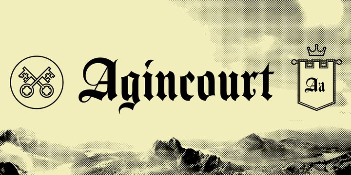 Agincourt Font preview