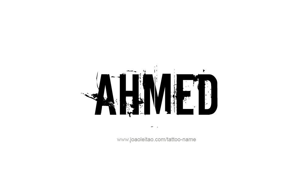 Ahmed Font preview