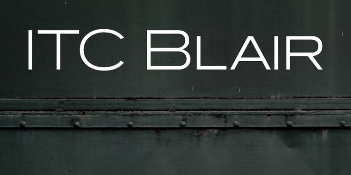 Blair ITC Font preview