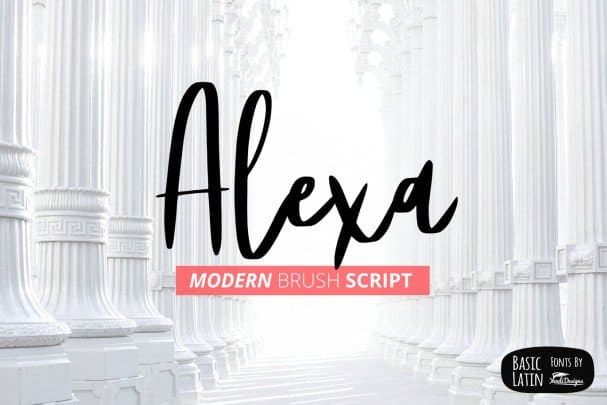 Alexa Font preview