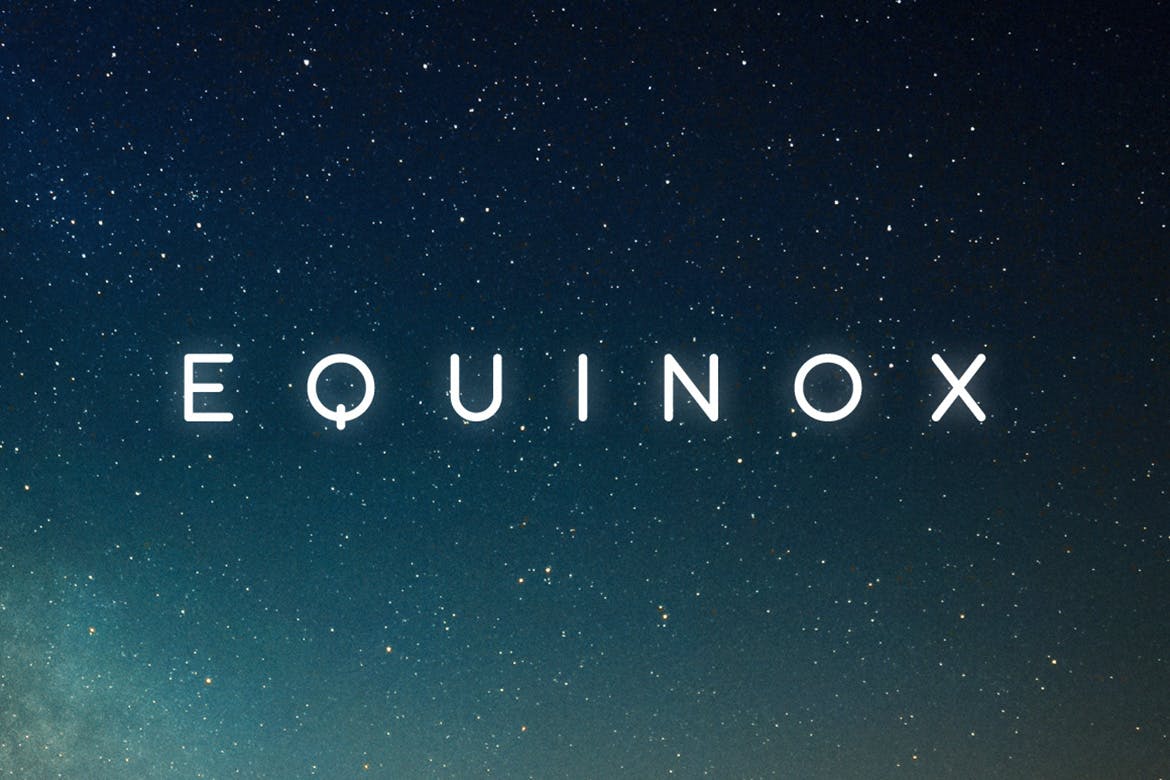 Equinox Regular Font preview