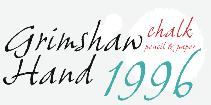 ITC Grimshaw Hand Font preview