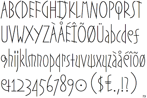 Etruscan Font preview