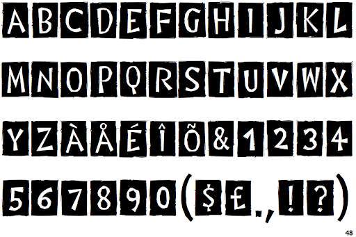 ITC Digital Woodcuts Font preview