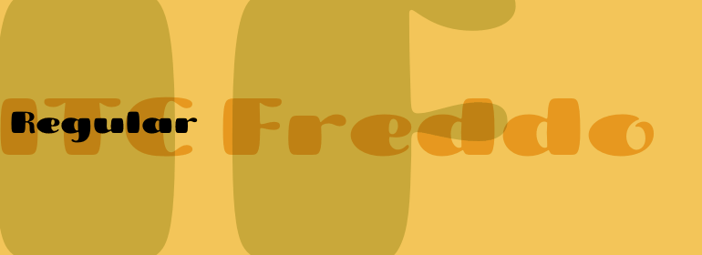 Freddo ITC Font preview