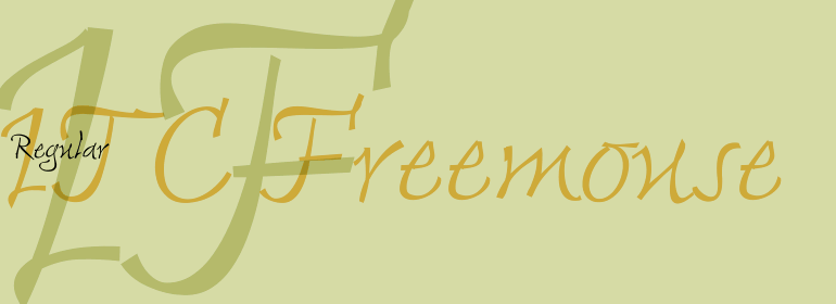 Freemouse ITC Font preview