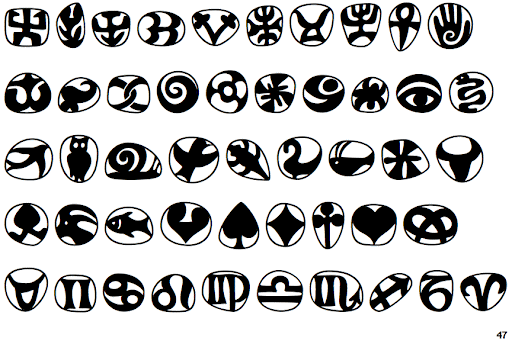 Frutiger Symbols Font preview