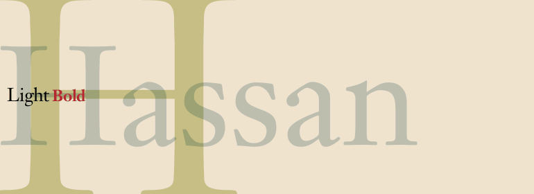 Hassan Font preview
