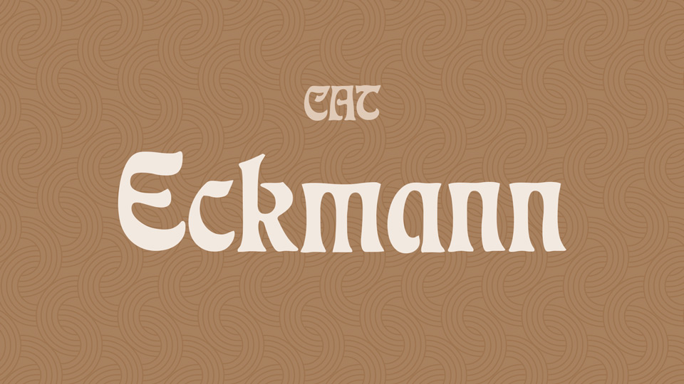 Eckmann Font preview