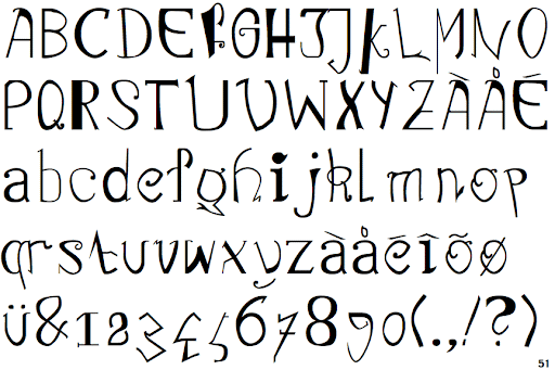 Linotype Cadavre Exquis Font preview