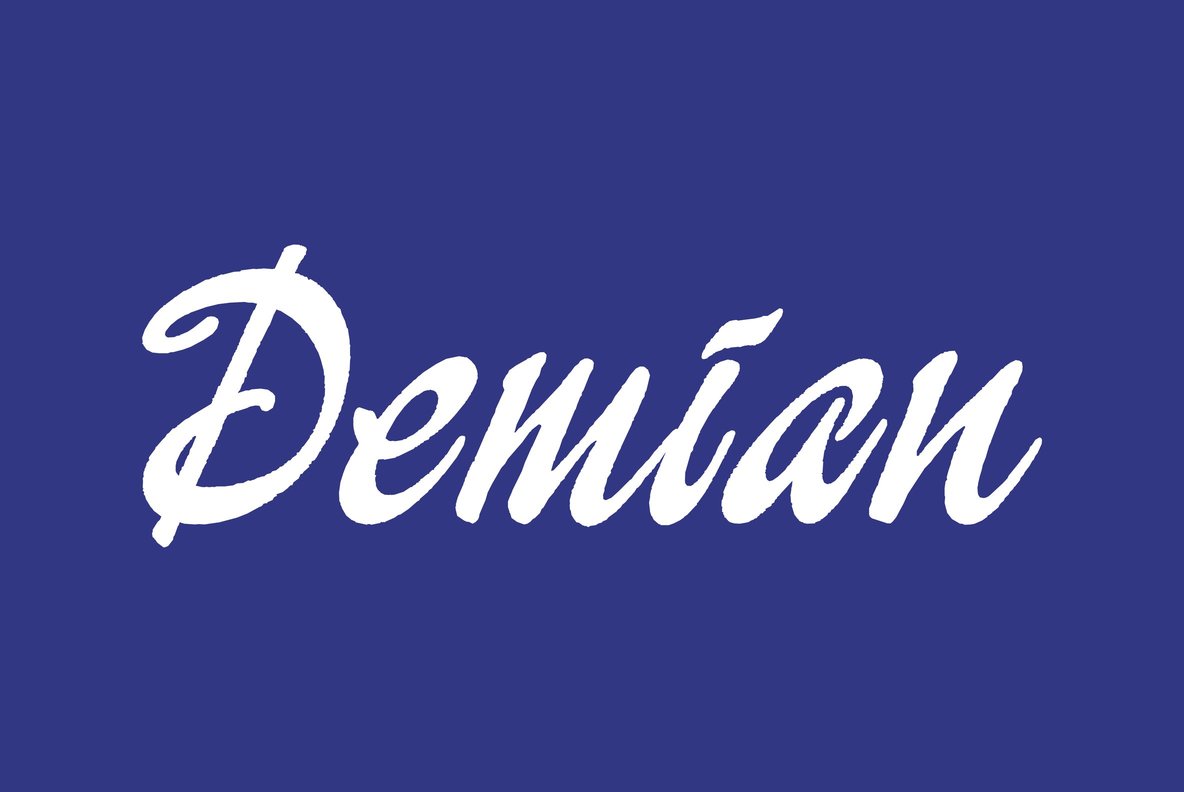 Demian Font preview